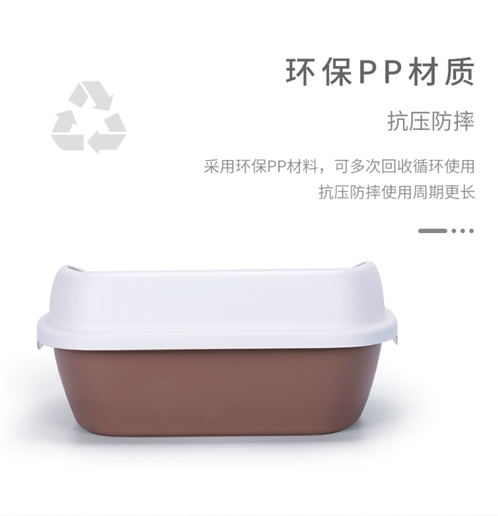 Pet xả rác mèo nhà vệ sinh nhiều kích cỡ mèo nửa kín mèo hộp mèo đặc biệt - Cat / Dog Beauty & Cleaning Supplies