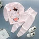 8 bảy 9 tám 10 chín 11 sáu tháng Bộ đồ lót nữ cho bé Bộ bé trai 1-2 tuổi mặc 2 chiếc quần cotton mùa thu 3 - Quần áo lót đồ bộ mặc nhà cho bé