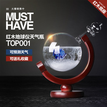 Creative home living room porch decorations bookcase window small furnishings TV wine cabinet globe weather bottle ornaments