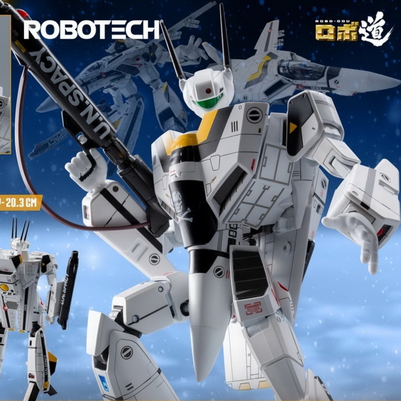 Threezero 3A Space Fortress Macross Vf-1S Roy Folc Skull Fighter
