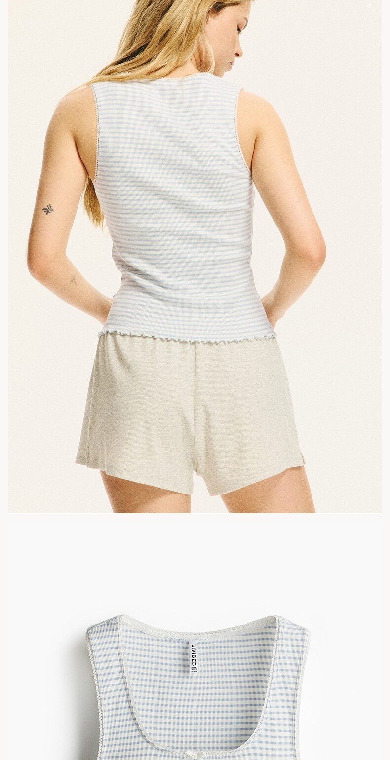 Топы/майки hm女装背心夏季运动健身网眼汗布背心1272563 H&M