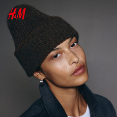 Головной убор hm夏季女士柔软拉绒豆豆帽1294163 H&M