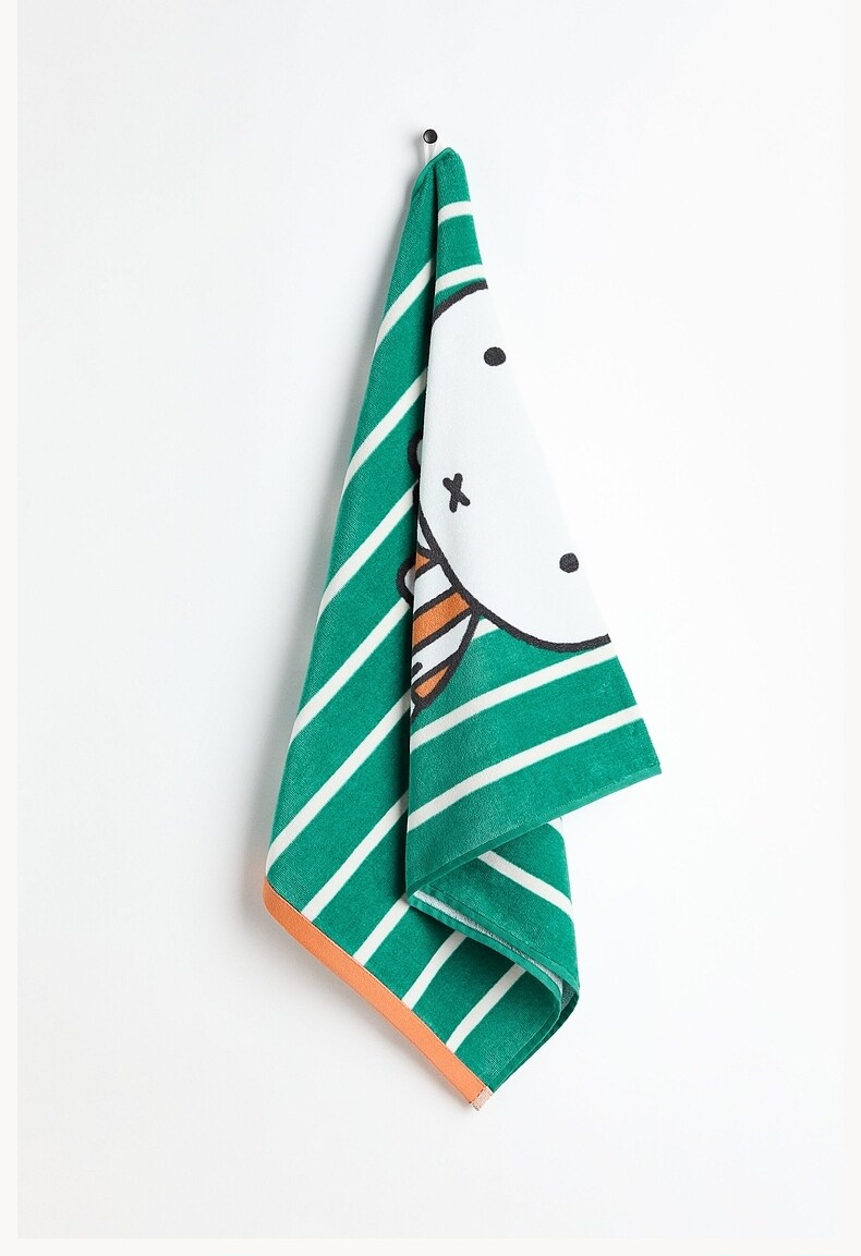 Полотенце hm home2026春季新款儿童印花图案毛圈布浴巾1310740 H&M