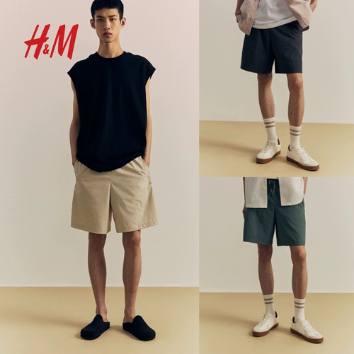 Летние штаны для отдыха, комфортные нейлоновые шорты, оверсайз, на шнурках