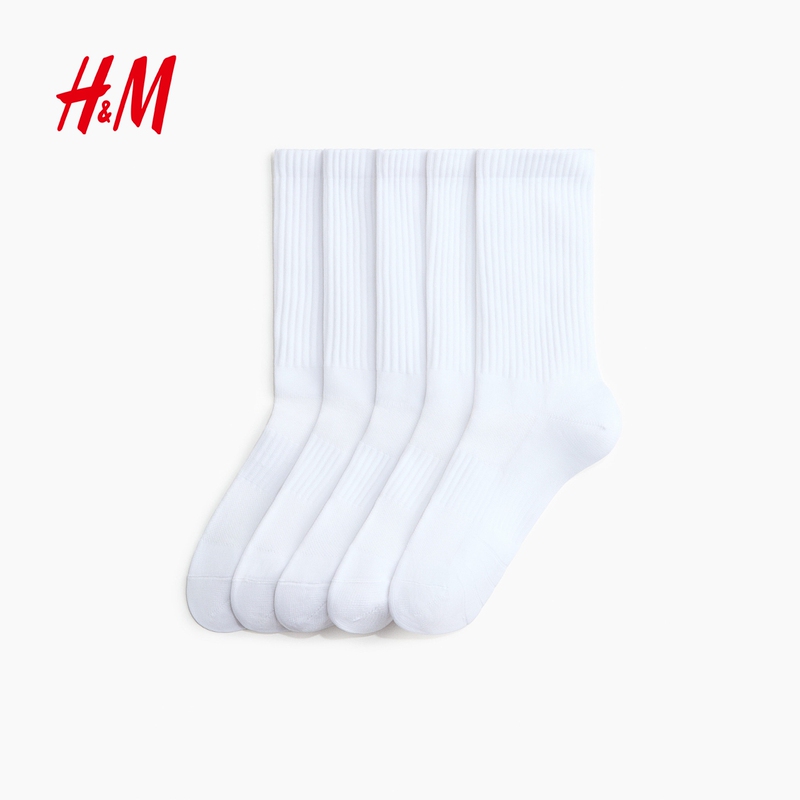 【H&M Move Drymove】 ™ 】Women's Sports Socks 5 Pairs Pack Summer Outdoor Running Socks 1228702 【H&M Move Drymove】 ™ 】Women's Sports Socks 5 Pairs Pack Summer Outdoor Running Socks 1228702
