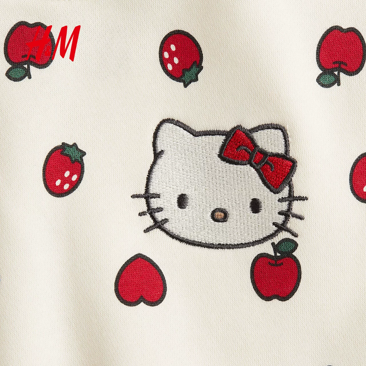 Sanrio Hello Kitty, детская футболка с круглым вырезом, детская одежда