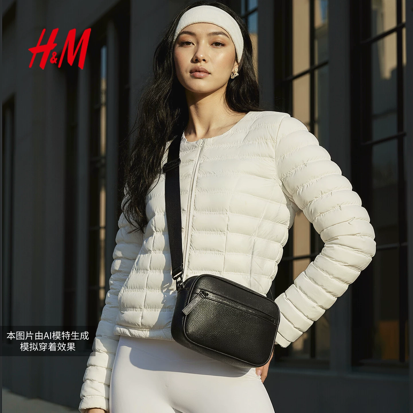 [【H&M MOVE ThermoMove™】женская спортивная куртка зимняя костюмная пальтовая кофта 1283773]