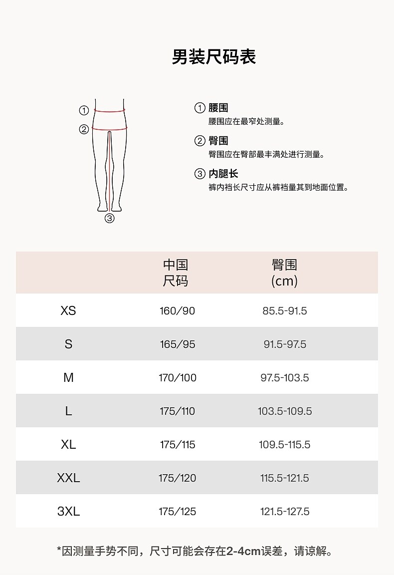мужские боксеры hm男装内裤3件装夏季红色新年本命年棉质四角内裤0564309 H&M