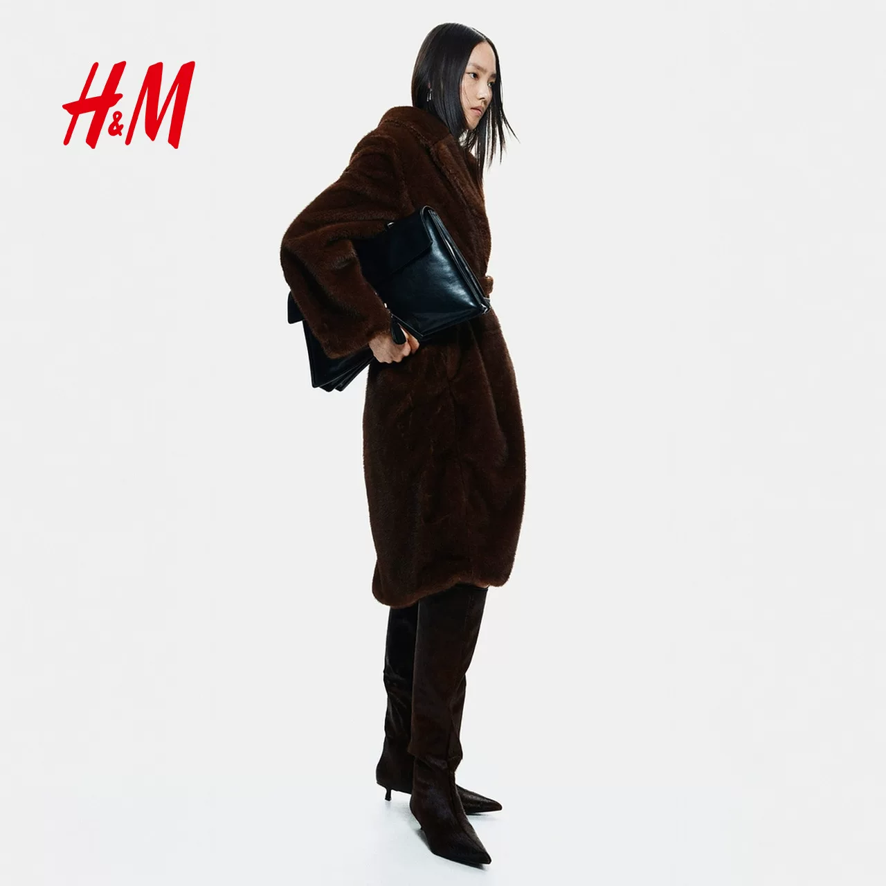 HM winter women's mid-length coat 1306296