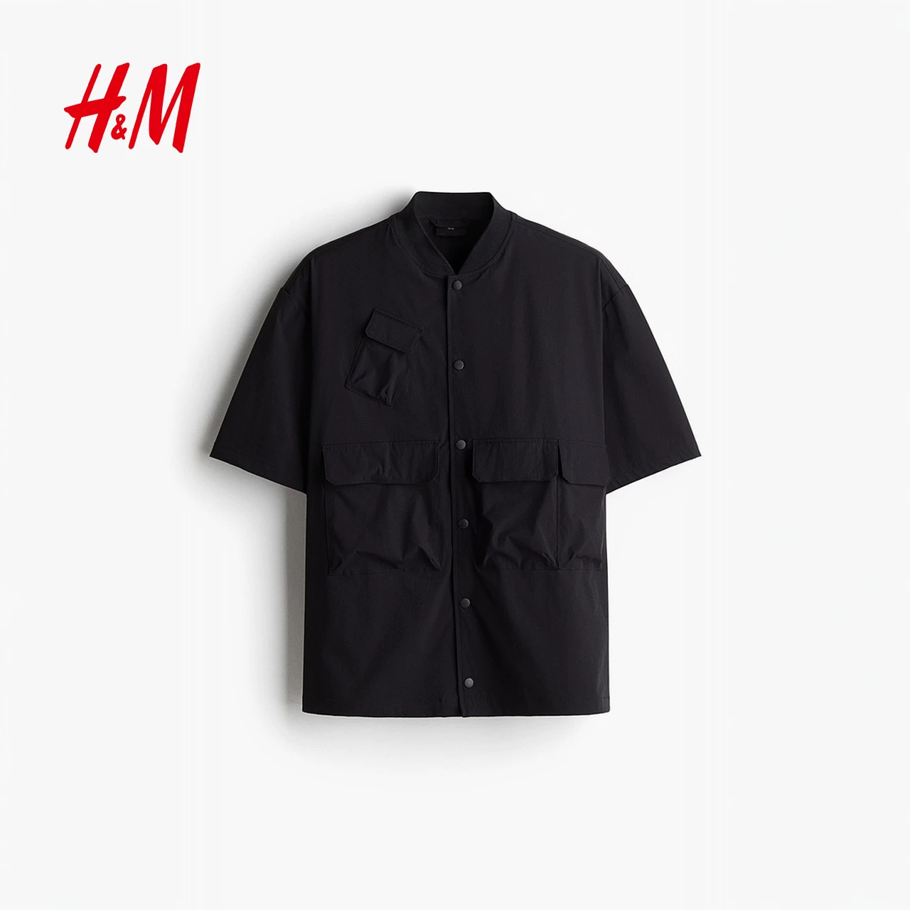 Мужская куртка HM в стиле Barn, свободная американская куртка с коротким рукавом, функциональная, 1288837