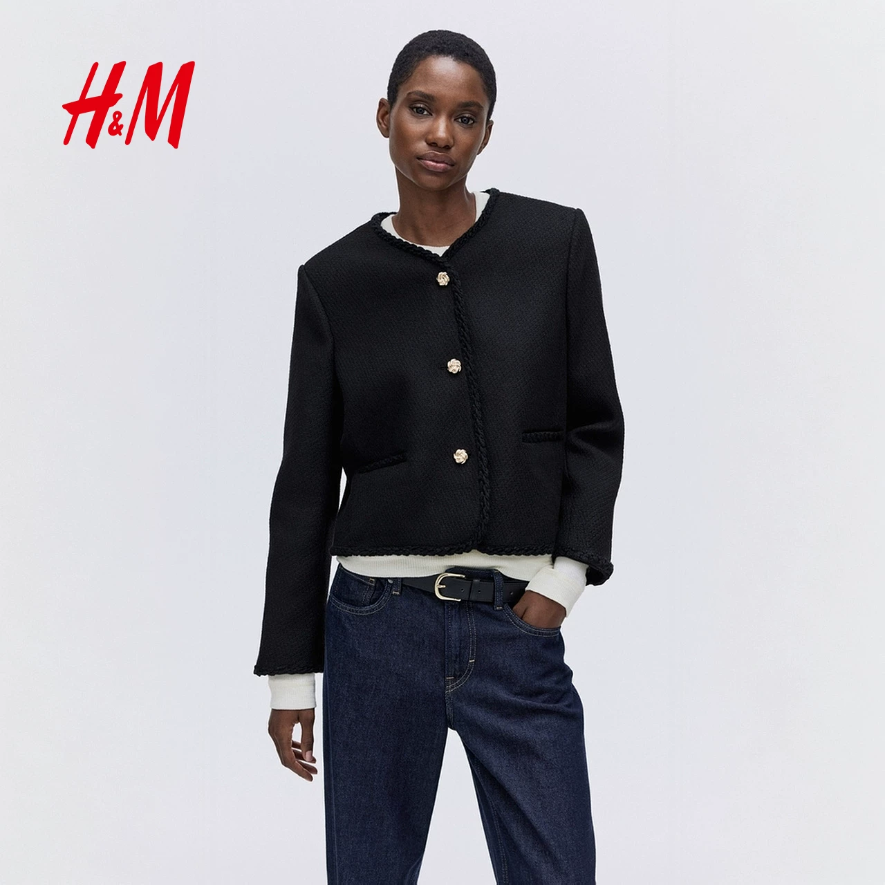 HM women's loop fleece jacket 1293054