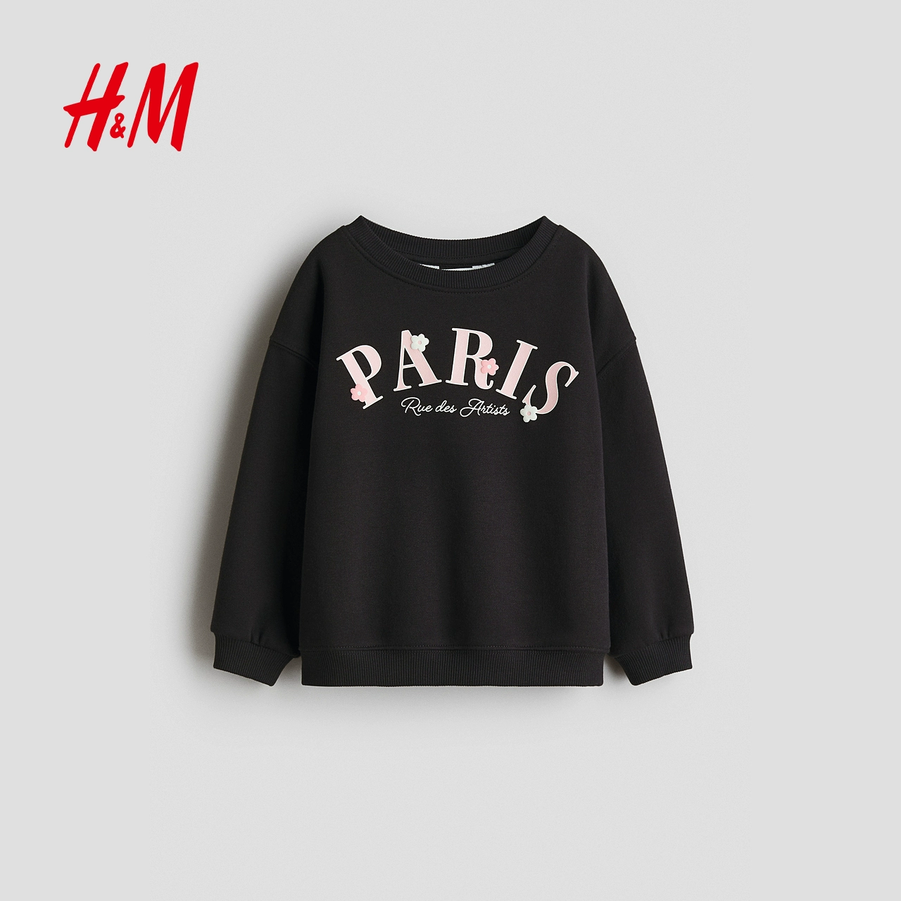 Летняя детская одежда HM для детей и девочек с утепленным принтом и фланелевой подкладкой T1322995