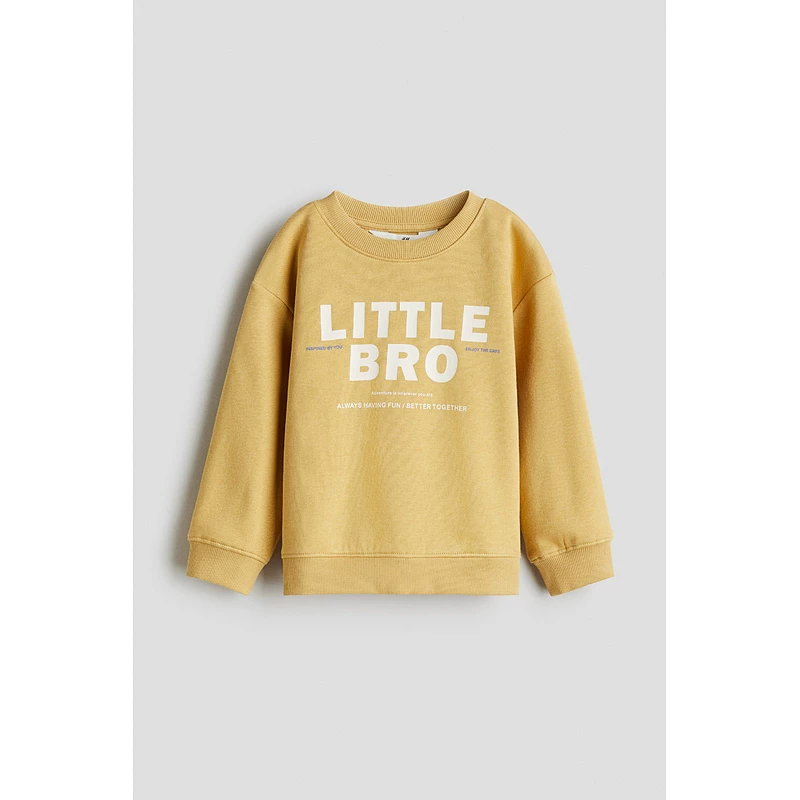 "Children's sweatshirt for boys, long-sleeve with a round collar, children's clothing"