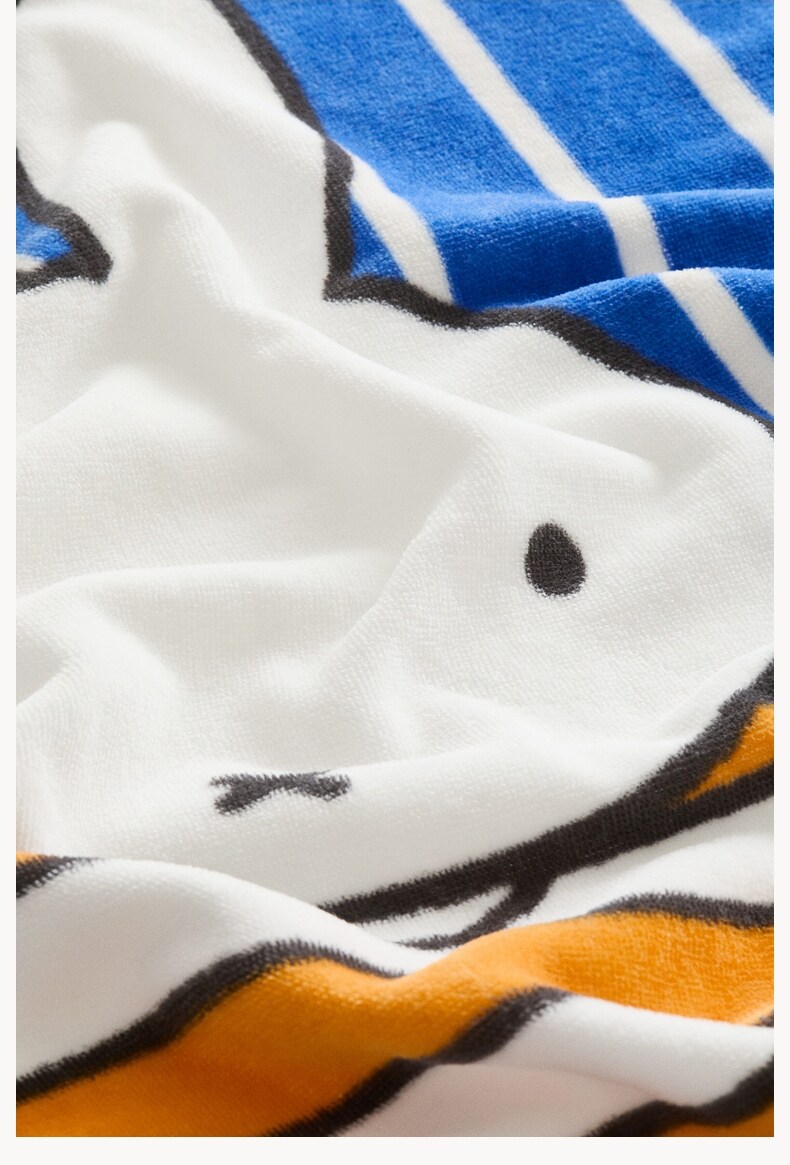 Полотенце hm home2026春季新款儿童印花图案毛圈布浴巾1310740 H&M