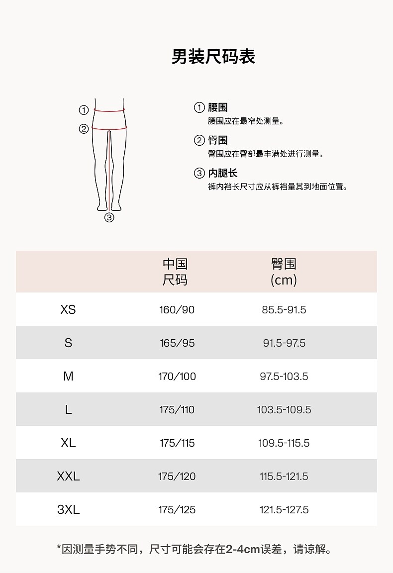 мужские боксеры hm夏季男装4条装梭织四角短裤1296600 H&M