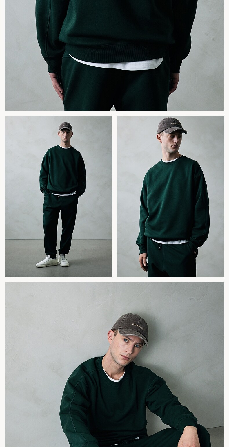 H&M Thermolite®HM мужской женщины толстая Т -манать падает плечо свободный свитер 1116080 H&M 