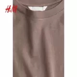 Женская футболка HM, летняя мода, простой крой, повседневный топ с круглым вырезом и короткими рукавами, 0963662