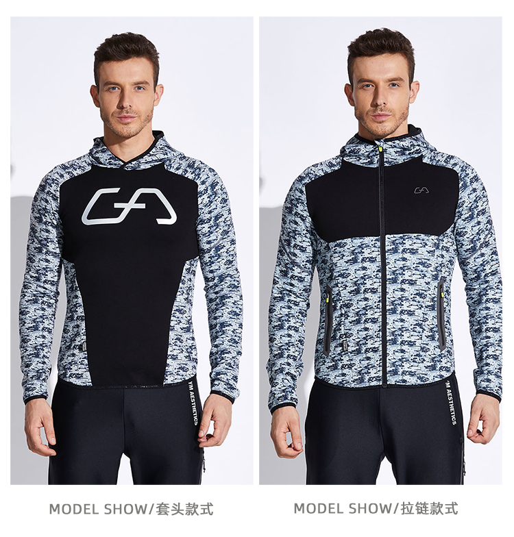 德国 GymAesthetics 男士棉感空气层面料 运动卫衣 图3