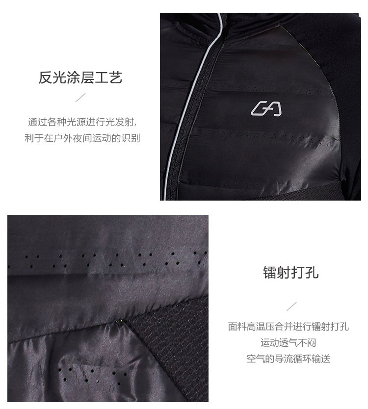 德国 GymAesthetics 男女款修身防风运动棉服 图4