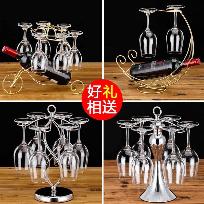 Wine glass rack glass red wine glass upside down suspension rack set household wine goblet rack wine rack