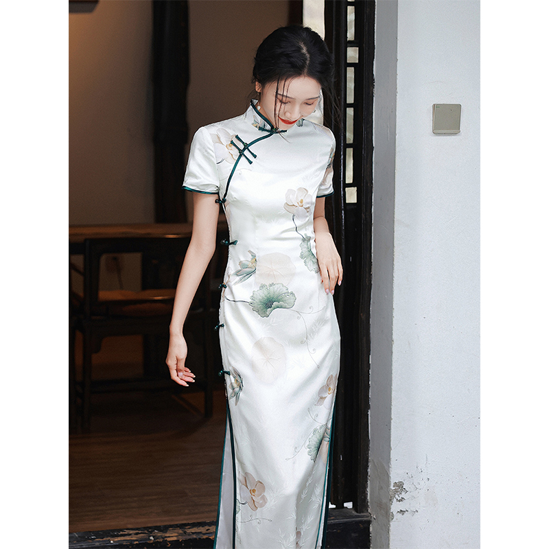 Lightweight elite retro cheongsam, sexy summer dress, Chinese style