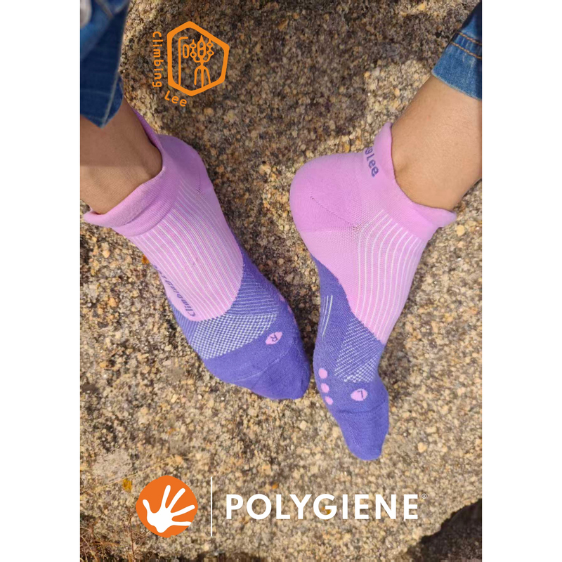 Climbinglee Professional Rock Climbing Socks Coolmax+Polygiene Sweat-Absorbent, Antibacterial, Quick-Drying and Compression Climbinglee Professional Rock Climbing Socks Coolmax+Polygiene Sweat-Absorbent, Antibacterial, Quick-Drying and Compression