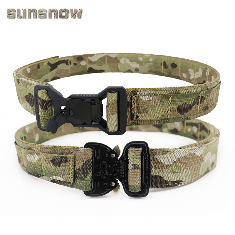 (Solar Snow) German Fidlock Magnetic Buckle Belt Australian 38MM Glasses Snake Buckle Belt