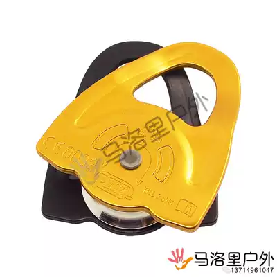 PETZL climbing P59A single pulley MINI working load 5kN efficiency 91% weight 80g diameter 25mm lifting
