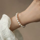 Pearl bracelet for women Shijia Zhengyuan high-end elastic rope thin rice grain stacked bracelets large pearl bracelet