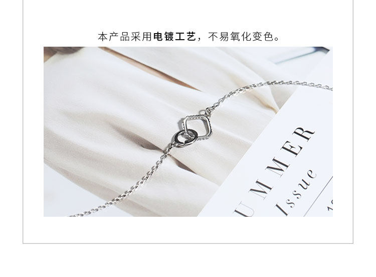 Bracelet de cheville Femme en Argenterie - Ref 3101849 Image 24