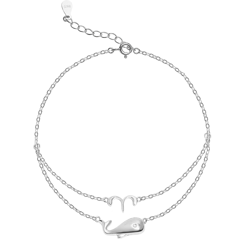 Bracelet de cheville Femme en Argenterie - Ref 3104978 Image 5
