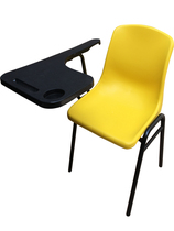 Training chair with large writing board conference chair with table board simple chair student chair steel plastic chair childrens integrated table and chair