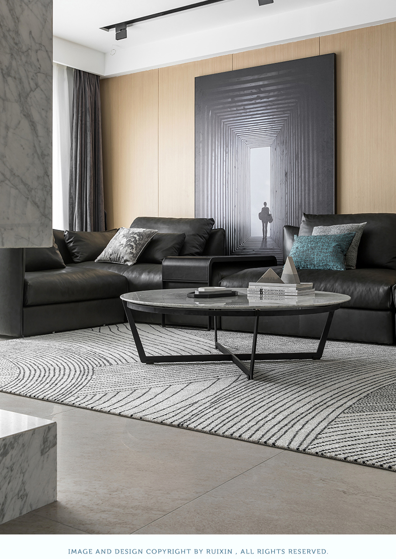 Ruixin thảm Bắc Âu đơn giản hiện đại thảm phòng ngủ phòng khách thảm phong cách bàn cà phê sofa tùy chỉnh thảm - Thảm thảm vintage