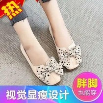 Xiangxiang Princess single shoes Joker sweet temperament leisure visual thin design PU upper latex insole comfortable