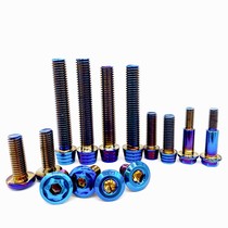 304 stainless steel M6 M8 titanium - burned titanium - gold screw fixed screw fixed black blue