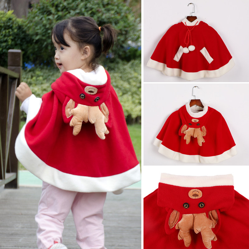 Christmas children's clothing Halloween children's cloak cloak princess autumn and winter out Christmas costumes clothes for men and women
