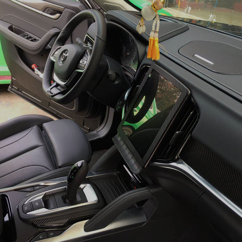 2018 Chinese V7 mid-control drain gear lift panel Decorative Sticker inside and outside Accessories Retrofit Protective Carbon Fiber Car Sticker