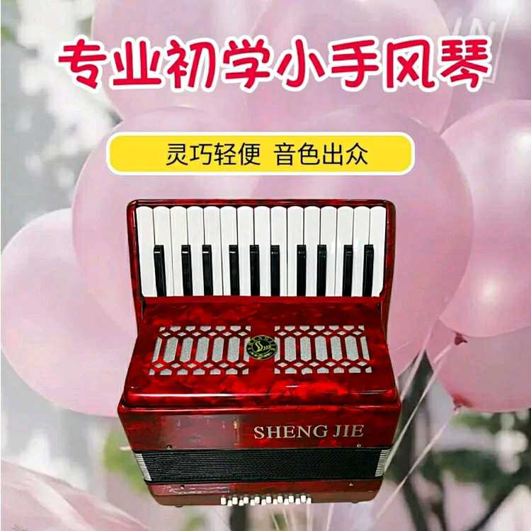 Shengjie brand 16 bass 25 key accordion performance verification examination professional beginner keyboard accordion