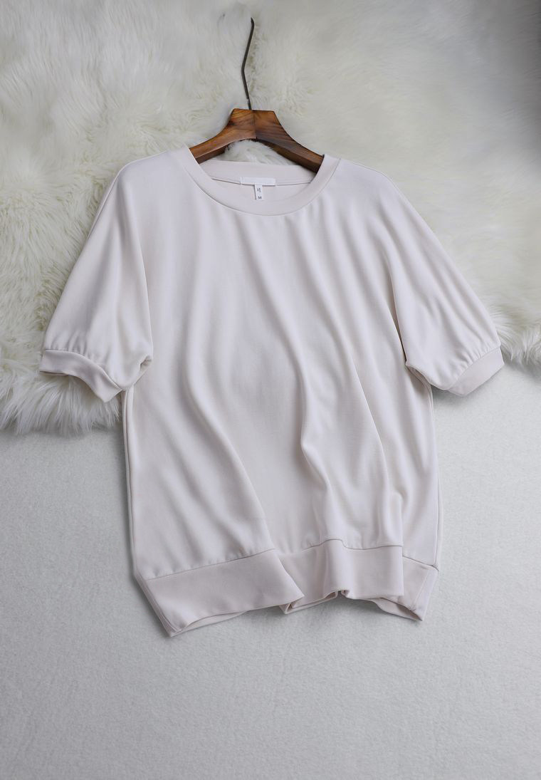 V127 American DAN skin-friendly fried chicken all-match soft glutinous crispy round neck half-sleeved loose T-shirt