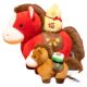2026 Year of the Horse Mascot Doll Will Be Blessed Pony Doll Pillow Zodiac Rag Doll Company New Year Gift
