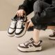 White Sneakers for Women That Make Feet Look Smaller, Suitable for All Seasons, 2026 New Trendy Casual Fashion Thick-Soled Non-Slip Sports Shoes