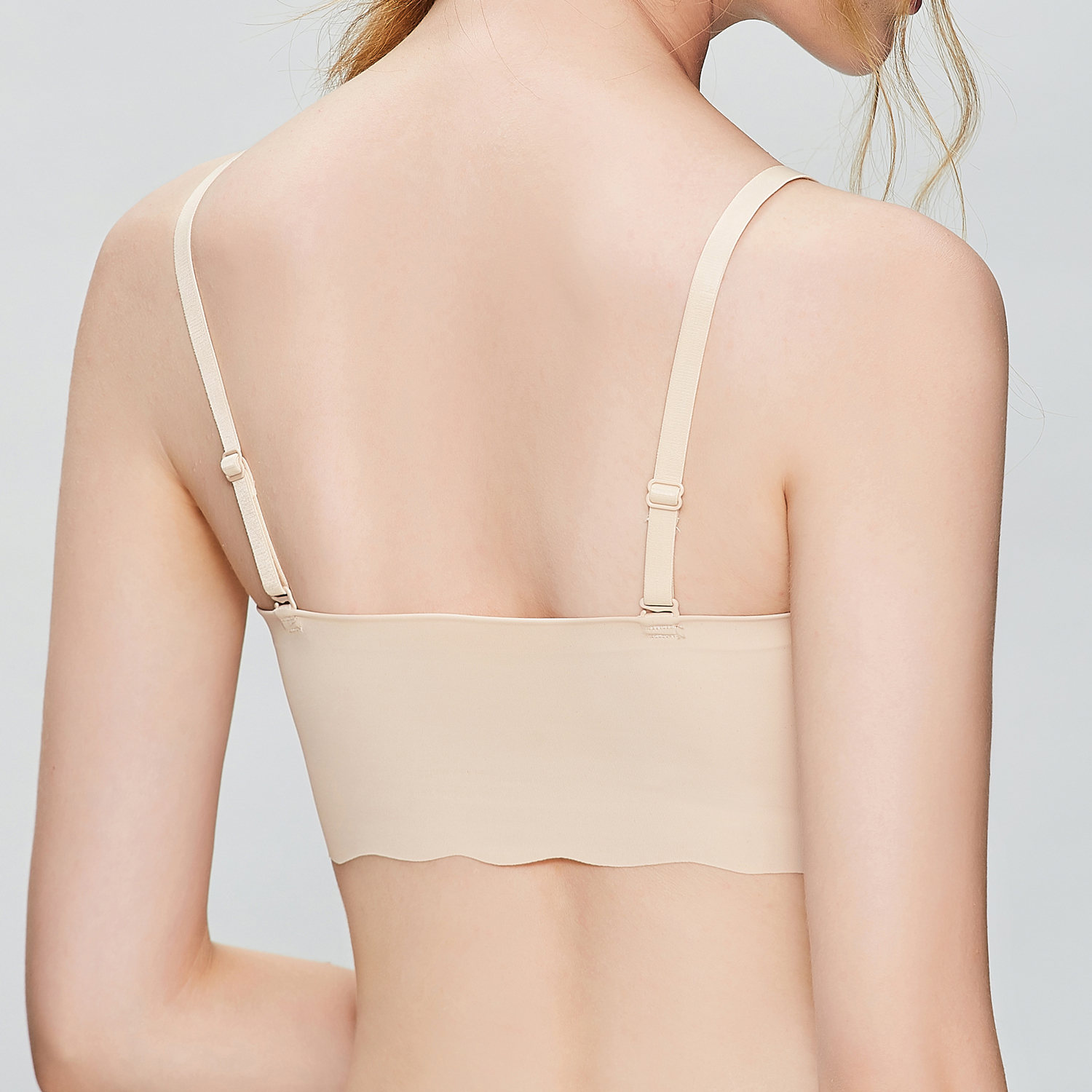 (Urban Beauty) không có mùa xuân vòng thép và mùa hè mỏng sling kiểu phi-strapped vest đồ lót thể thao ngủ để ngăn chặn ánh sáng.