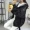 2019 phụ nữ mới Áo khoác nữ mùa xuân và mùa thu bf Sinh viên Hàn Quốc kích thước lớn lỏng lẻo áo gió ngắn trùm đầu hoang dã - Áo khoác ngắn