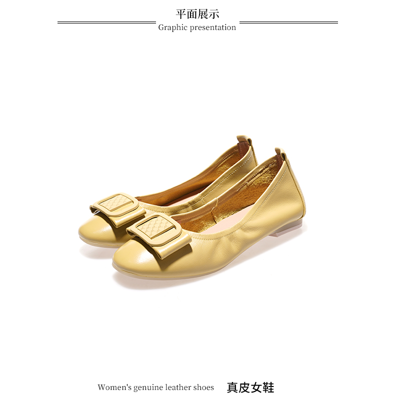 C8427 1520K GIÀY DA NỮ JIARELA MŨI TRÒN ĐẾ MỀM MÙA HÈ GIÀY DÉP NỮ DA BÒ G04 SẢN PHẨM MỚI
