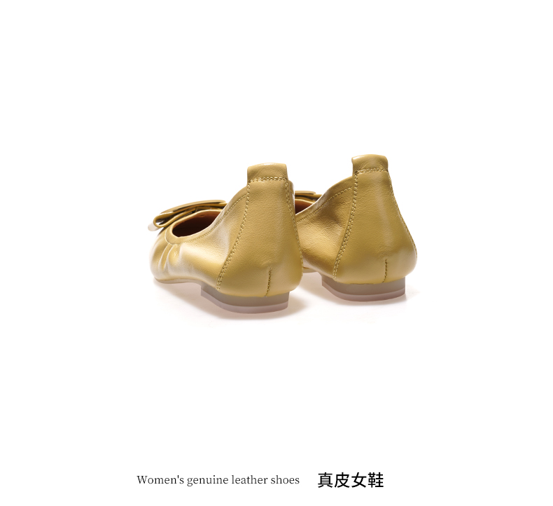 C8427 1520K GIÀY DA NỮ JIARELA MŨI TRÒN ĐẾ MỀM MÙA HÈ GIÀY DÉP NỮ DA BÒ G04 SẢN PHẨM MỚI