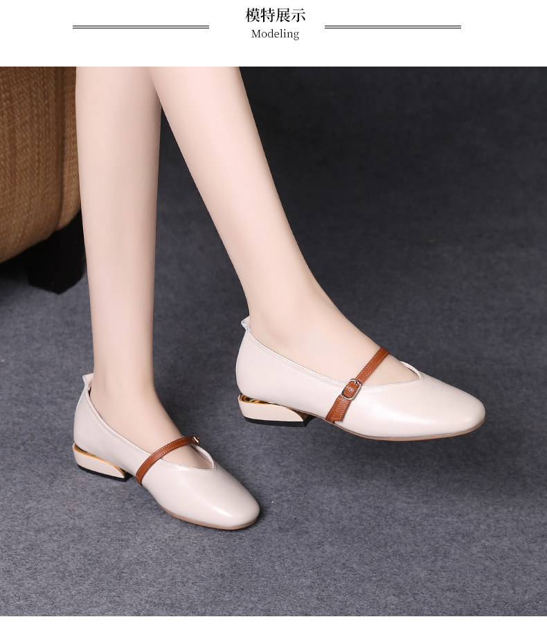 C8434 1620K GIÀY DA NỮ JIARELA ĐẾ MỀM MÙA HÈ GIÀY DÉP NỮ DA BÒ G05 SẢN PHẨM MỚI