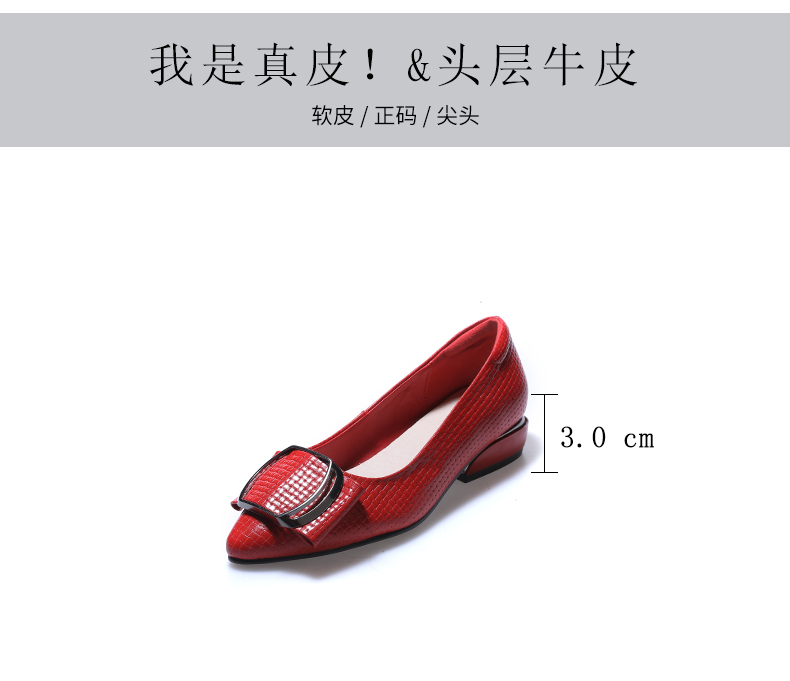 C8448 1520K GIÀY DA NỮ JIARELA MŨI NHỌN MÙA HÈ GIÀY DÉP NỮ DA BÒ G04 SẢN PHẨM MỚI