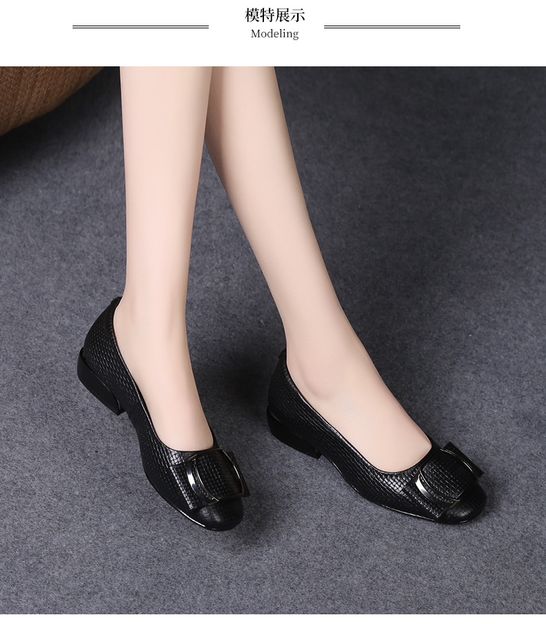 C8286 1520K GIÀY DA NỮ JIARELA MŨI TRÒN ĐẾ MỀM MÙA HÈ GIÀY DÉP NỮ DA BÒ G04 SẢN PHẨM MỚI