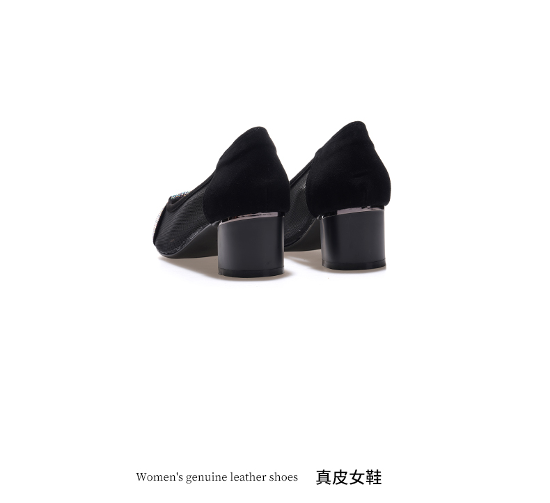 C8437 1520K GIÀY DÉP SANDAL NỮ JIARELA GẮN ĐÁ MŨI NHỌN MÙA HÈ TRUNG NIÊN GIÀY DÉP NỮ DA BÒ G04 SẢN PHẨM MỚI