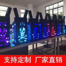 Bar new air column machine air column gun arm led carbon dioxide arm bar atmosphere props rainbow machine